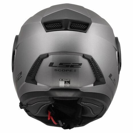 LS2 FF902 Scope II helmet solid matt titanium