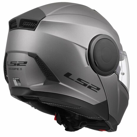 LS2 FF902 Scope II helmet solid matt titanium