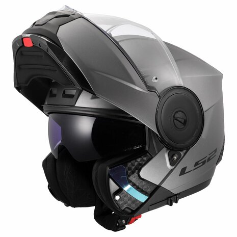 LS2 FF902 Scope II helmet solid matt titanium