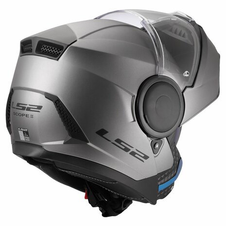 LS2 FF902 Scope II helmet solid matt titanium