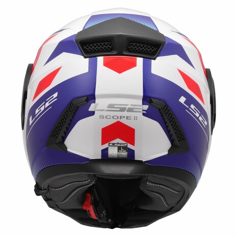 LS2 FF902 Scope II helmet Duria white blue red