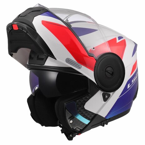 LS2 FF902 Scope II helmet Duria white blue red