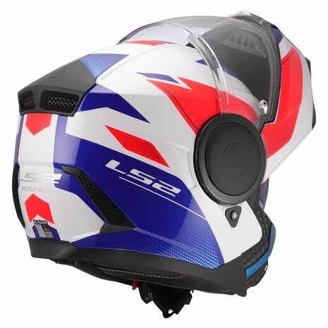 LS2 FF902 Scope II helmet Duria white blue red