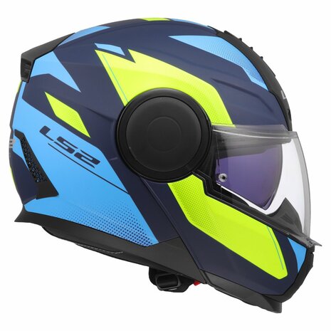 LS2 FF902 Scope II helmet Duria blue high-vision yellow