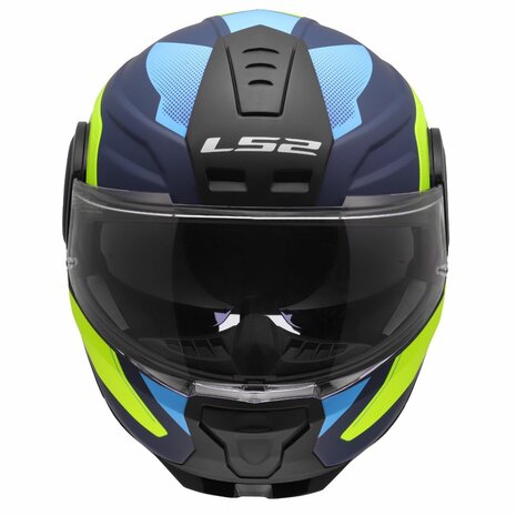 LS2 FF902 Scope II helmet Duria blue high-vision yellow