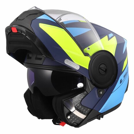 LS2 FF902 Scope II helmet Duria blue high-vision yellow