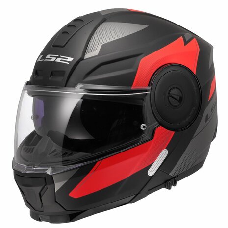LS2 FF902 Scope II helmet Duria black red
