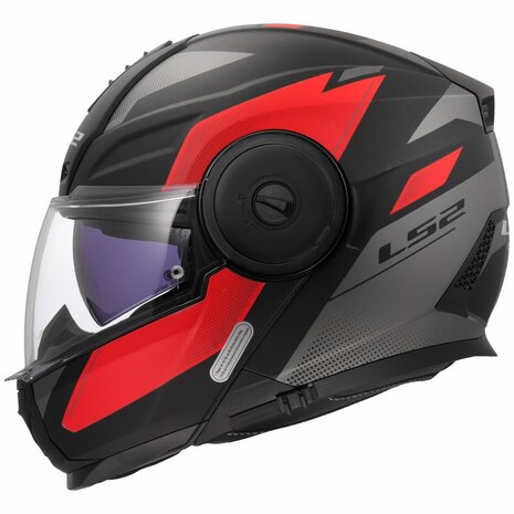 LS2 FF902 Scope II helmet Duria black red