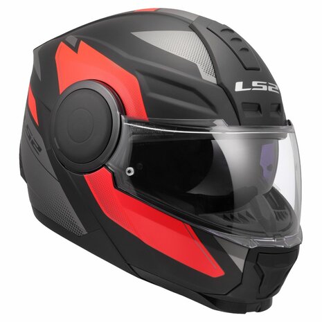 LS2 FF902 Scope II helmet Duria black red