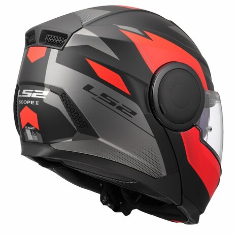 LS2 FF902 Scope II helmet Duria black red