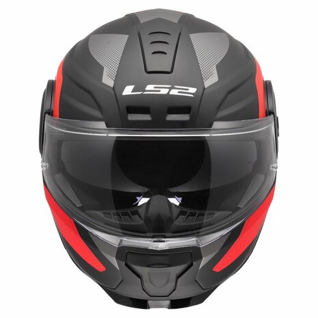 LS2 FF902 Scope II helmet Duria black red