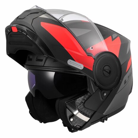 LS2 FF902 Scope II helmet Duria black red