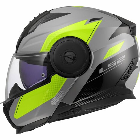 LS2 FF902 Scope II helmet Duria grey high-vision yellow