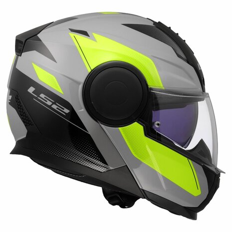 LS2 FF902 Scope II helmet Duria grey high-vision yellow