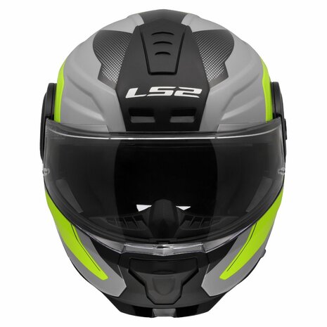 LS2 FF902 Scope II helmet Duria grey high-vision yellow