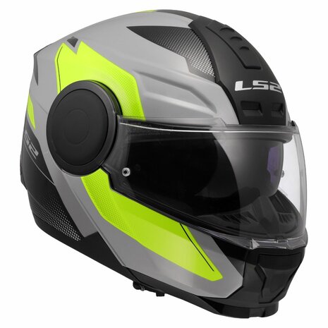 LS2 FF902 Scope II helmet Duria grey high-vision yellow