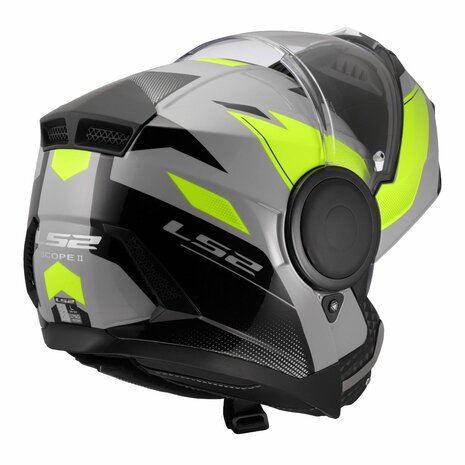 LS2 FF902 Scope II helmet Duria grey high-vision yellow