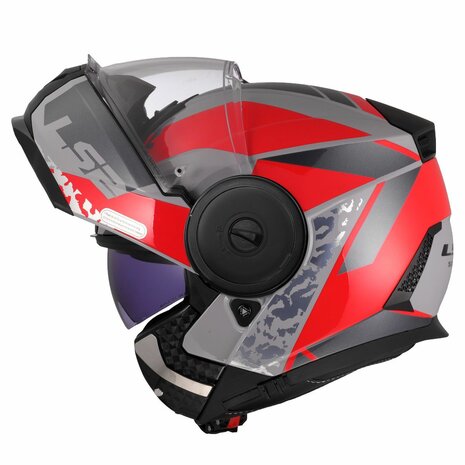 LS2 FF902 Scope II helmet Oxyd grey red