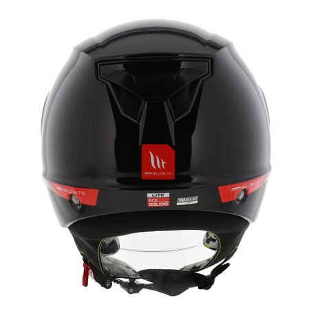 MT Kids Lite children helmet solid gloss black