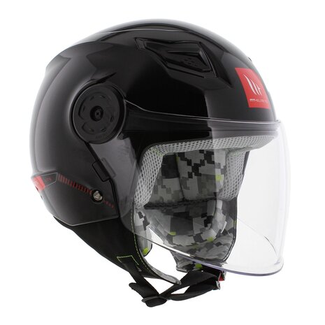 MT Kids Lite children helmet solid gloss black