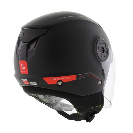 MT Kids Lite children helmet solid matt black
