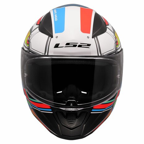 LS2 FF353 Rapid II helmet Xdron white neon orange