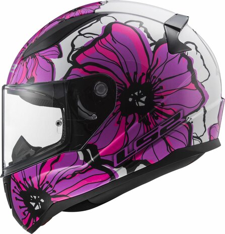 LS2 FF353 Rapid II helmet Poppies pink - Size XXL