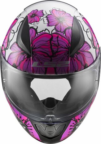 LS2 FF353 Rapid II helmet Poppies pink - Size XXL