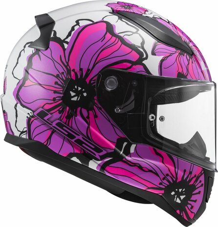 LS2 FF353 Rapid II helmet Poppies pink - Size XXL