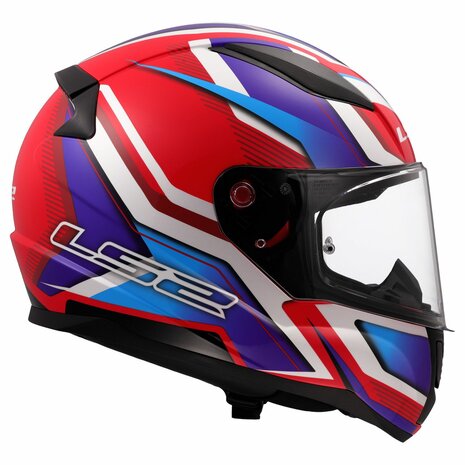 LS2 FF353 Rapid II helmet Flitz white blue red - Size XL
