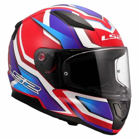 LS2 FF353 Rapid II helmet Flitz white blue red - Size XL