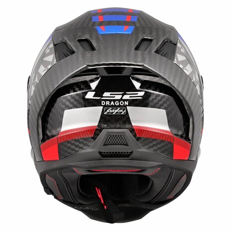 LS2 FF807 Dragon helmet Trax blue red