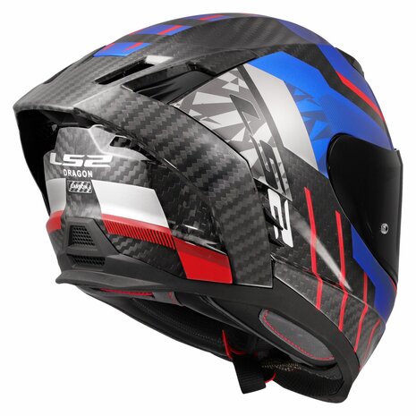 LS2 FF807 Dragon helmet Trax blue red