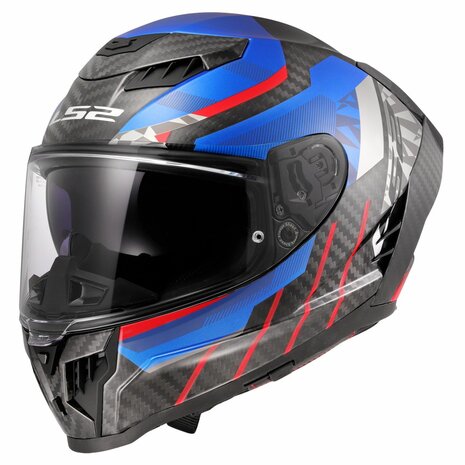 LS2 FF807 Dragon helmet Trax blue red