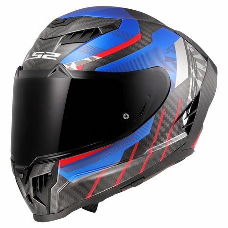 LS2 FF807 Dragon helmet Trax blue red