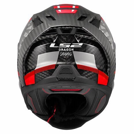 LS2 FF807 Dragon helmet Trax red