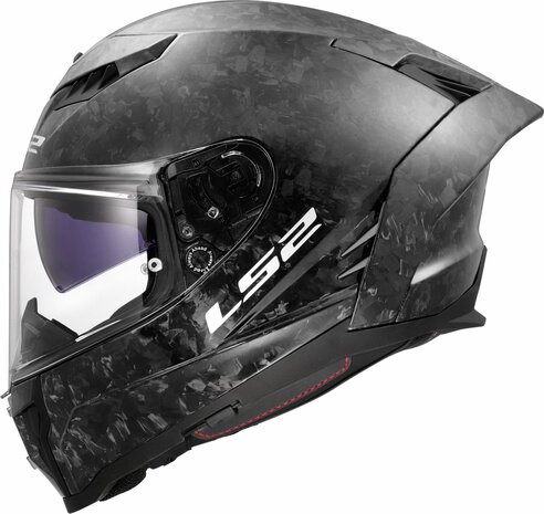 LS2 FF807 Dragon helmet solid forged carbon black