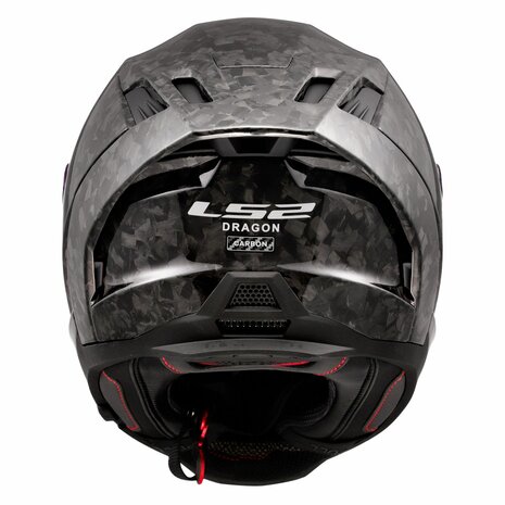 LS2 FF807 Dragon helmet solid forged carbon black