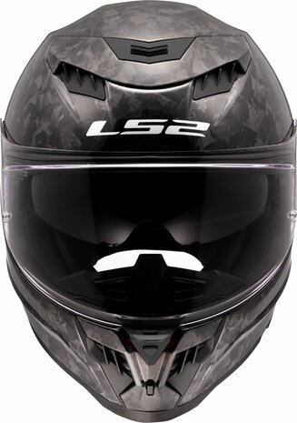 LS2 FF807 Dragon helmet solid forged carbon black