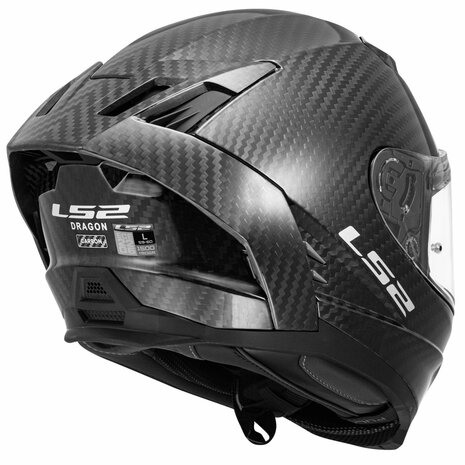 LS2 FF807 Dragon helmet solid matt carbon black