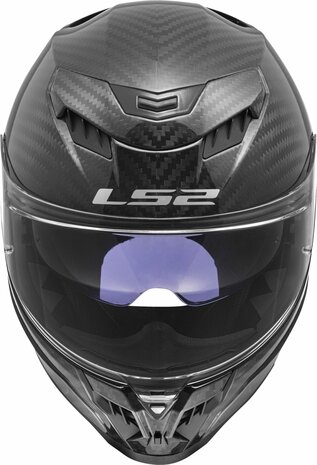 LS2 FF807 Dragon helmet solid matt carbon black