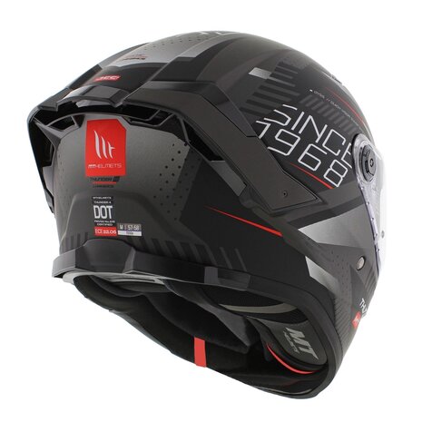 MT Thunder 4 SV full face helmet Luminence matt black