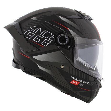 MT Thunder 4 SV full face helmet Luminence matt black