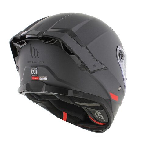 MT Thunder 4 SV full face helmet solid matt grey