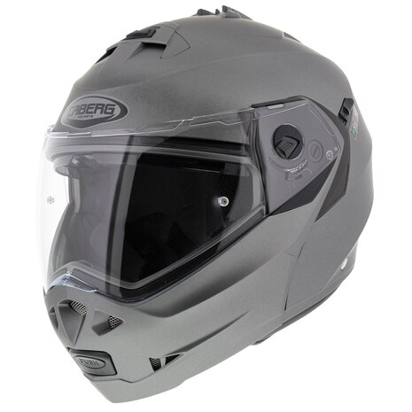 Caberg Duke II Matt Gun Metal Grey - Modular Flip Up motorcycle helmet