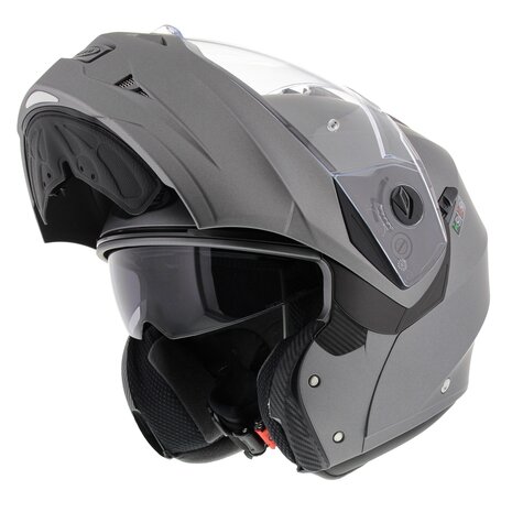 Caberg Duke II Matt Gun Metal Grey - Modular Flip Up motorcycle helmet