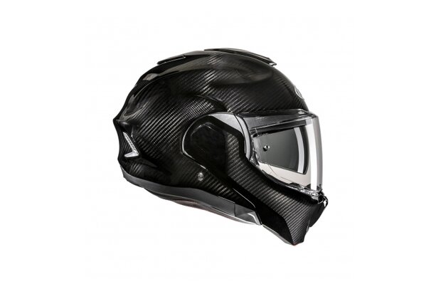 HJC F100 Modular Helmet Gloss Carbon Black