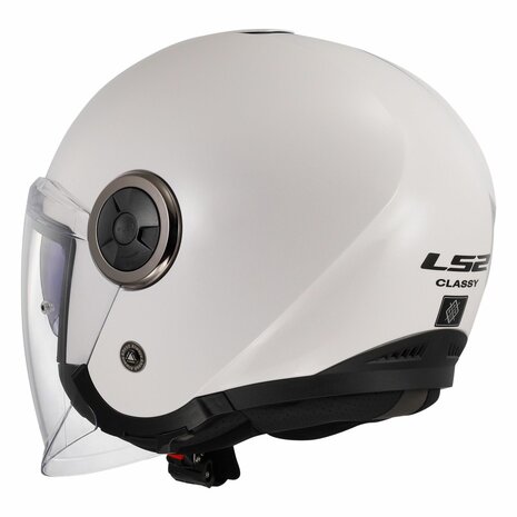 LS2 OF620 Classy helmet solid gloss white