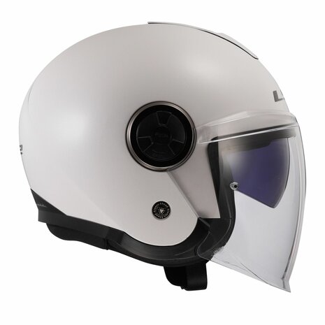 LS2 OF620 Classy helmet solid gloss white