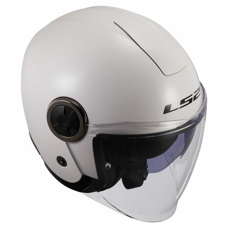 LS2 OF620 Classy helmet solid gloss white